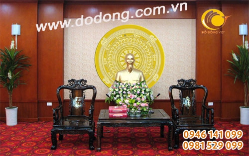 Tượng đồng Bác hồ cao 1,1m - Văn phòng chính phủ
