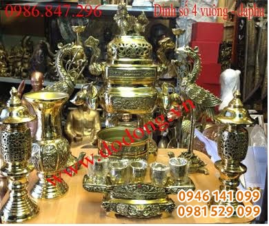 đồ đồng dapha vuông