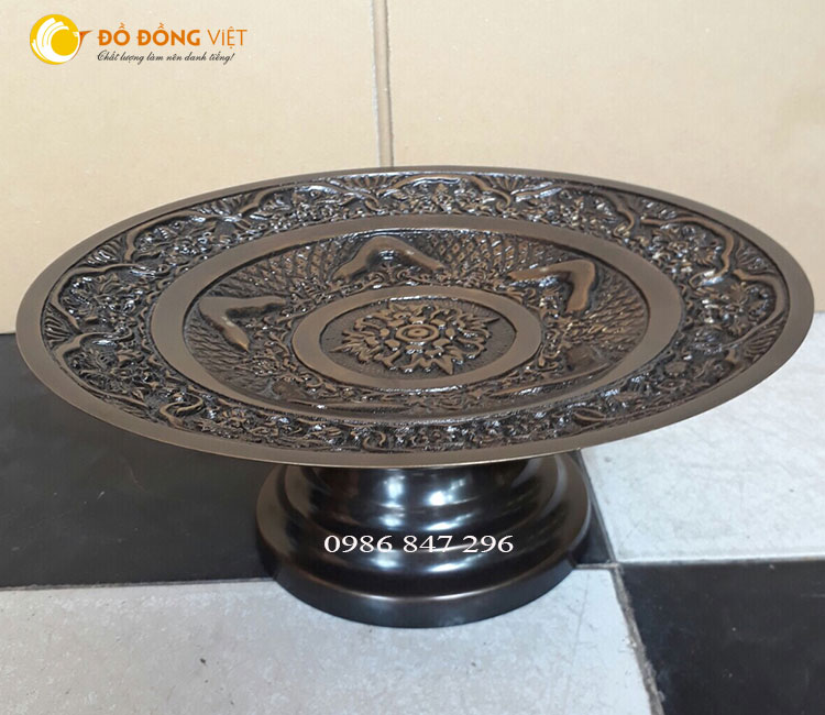 Mâm bồng hay còn gọi là mâm ngũ quả dk 25cm,30cm33cm dùng đựng trái cây thờ cúng