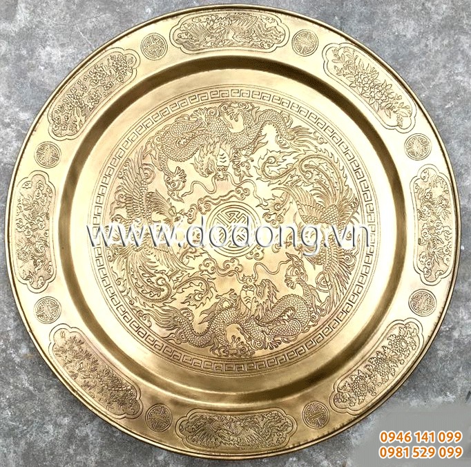 Mâm đồng chạm, mâm đồng ăn cơm, mâm bày đồ lễ cúng