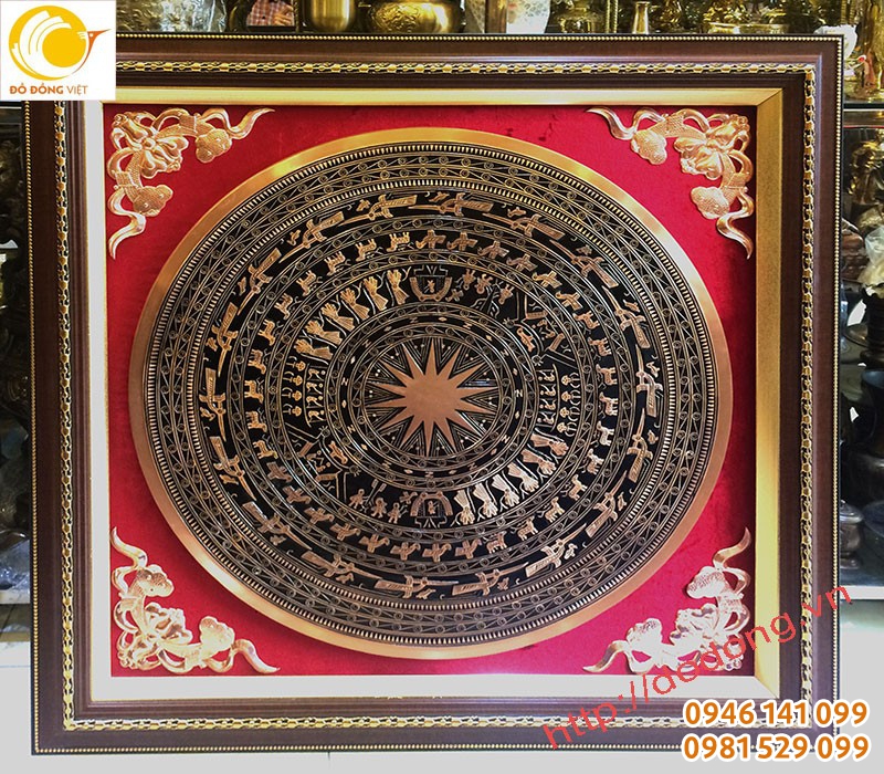 mặt trống đồng, tranh trống đồng treo tường