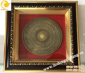 Mặt trống đồng đúc quà tặng độc đáo 25cm