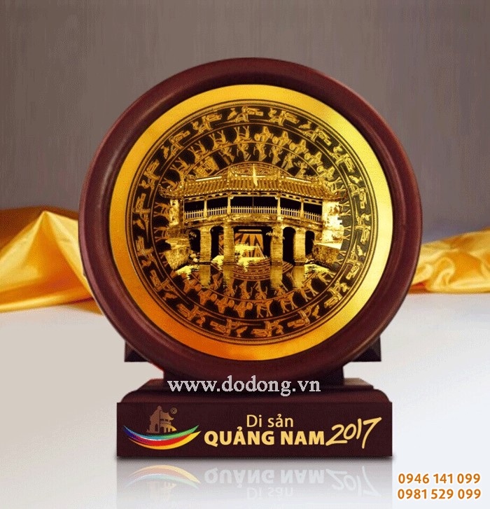 Đĩa lưu niệm cầu chùa Hội an Quảng nam