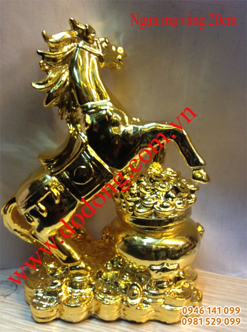 ngựa đồng ôm hũ vàng - biểu tượng tài lộc công danh năm 2014