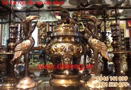 đỉnh khảm ngũ sắc cao cấp đồ thờ cúng đại bái