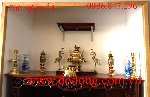 Ngũ sự đỉnh đồng vuông số 4 Hàng chính hàng 100%