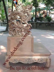 Đúc ngai thờ bằng đồng cho nhà chùa, từ đường, đền thờ