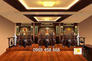 Phòng thờ Bác hồ tại Cục hải quan HP
