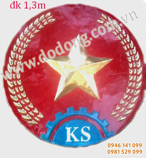 gò đồng logo kiểm sát 3d
