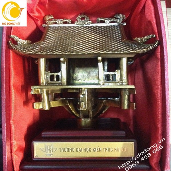Qùa tặng chùa một cột bằng đồng lưu niệm của Đồ đồng việt
