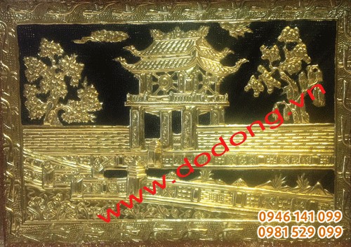 Tranh đồng khuê văn các Hải Phòng trạm đồng văn miếu