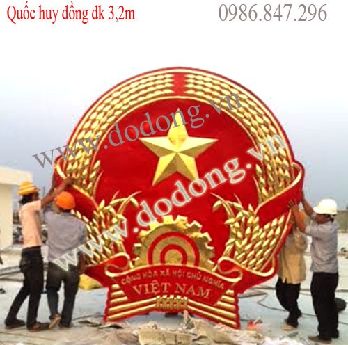 quốc huy đồng 3,2m
