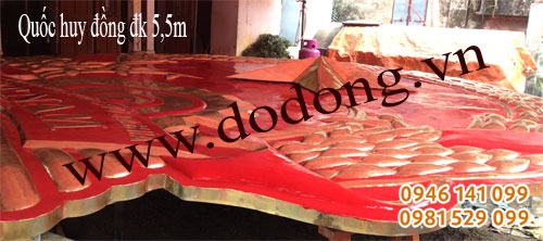 Họa tiết ngôi sao 5 cánh được gò nổi khối cao 20cm