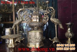 Bộ đỉnh đồng tam sự số 3 vĩnh tiến đồ thờ vĩnh tiến đài loan