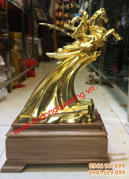 Tượng thánh gióng mạ vàng 36cm,60cm tại Hải Phòng