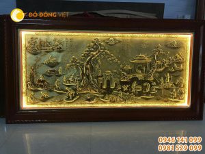 Tranh đồng quê bằng đồng, tranh đồng mỹ nghệ
