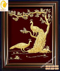 Tranh uyên ương phong thủy cho phòng ngủ vợ chồng