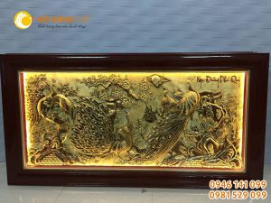 Tranh đồng Ngọc Đường Phú Quý