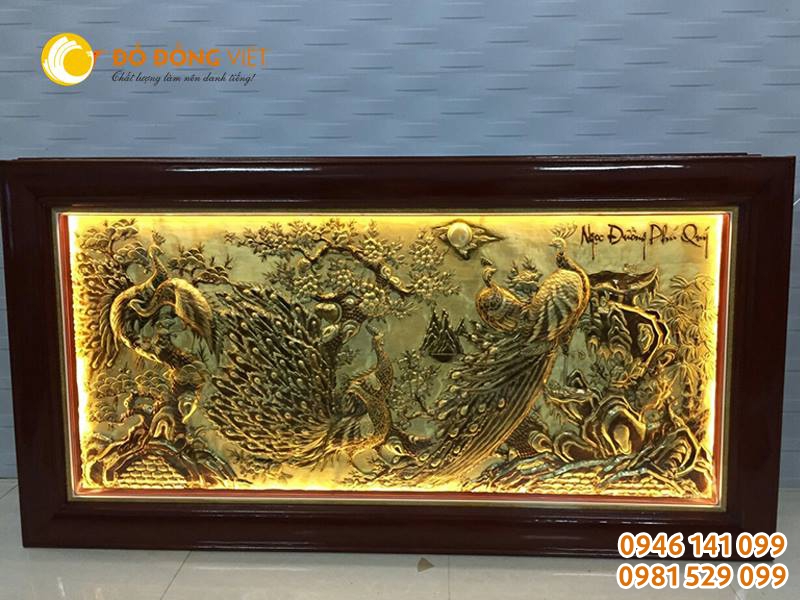 Tranh đồng Ngọc Đường Phú Quý