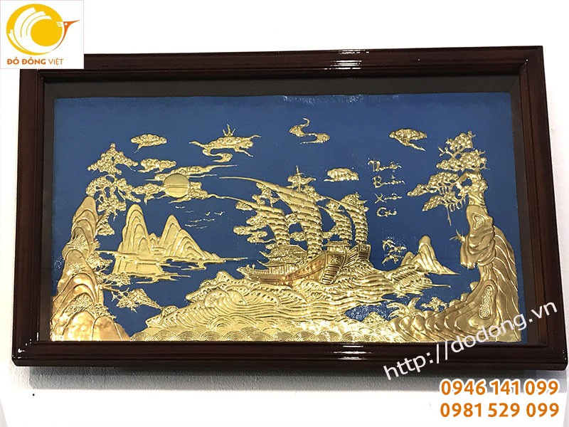tranh thuận buồm xuôi gió, tranh đồng thuyền buồm