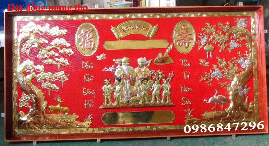 Tranh mừng thọ Qùa mừng thọ 2017,2018, 2019