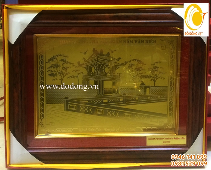 Tranh đồng khắc ăn mòn chùa một cột, khuê văn các, tháp rùa Tranh đồng khắc ăn mòn chùa một cột, khuê văn các, tháp rùa