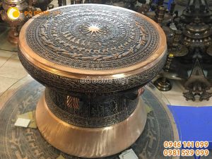 Trống đồng đông sơn cao 45 cm làm vật trưng bày tại bảo tàng, công ty, văn phòng