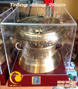 Qùa tặng trống đồng đk 20cm Trống đồng đúc