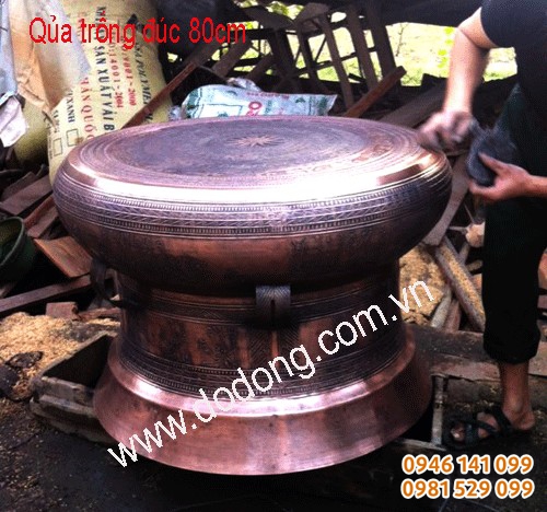 đúc trống đồng cao cấp 60cm