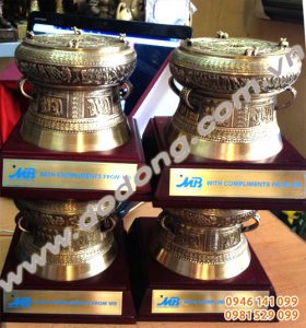 Trống đồng đúc lưu niệm 13cm