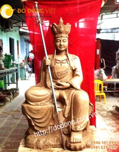 Đúc tượng địa tạng vương bồ tát 155cm chùa Minh Quang