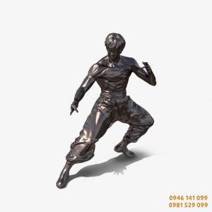 Tượng đồng giả cổ lý tiểu long bronze art