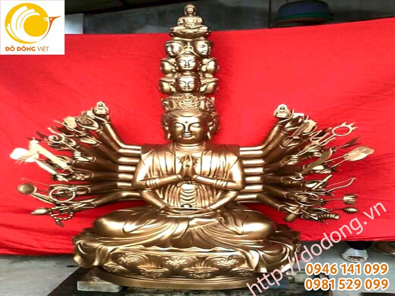 Tượng phật đồng được thờ nhiều trong các chùa, điền thờ chất lượng, ý nghĩa tâm linh