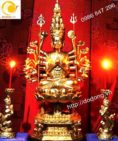 Nhận đúc tượng phật và dát vàng theo yêu cầu tại chùa, đền thờ, uy tín chất lượng cao