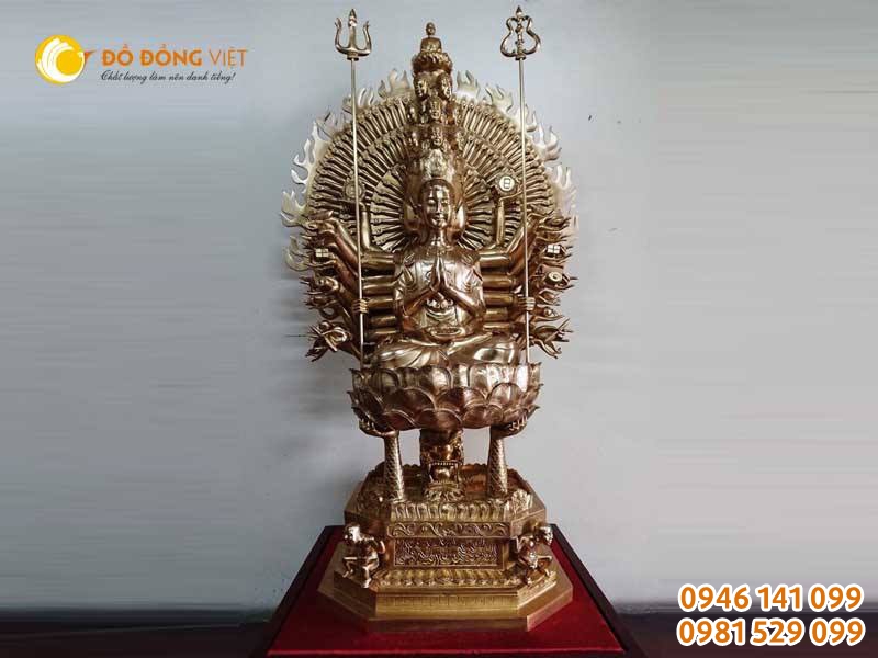 Đúc tượng Phật, tượng Phật bà thiên thủ thiên nhãn