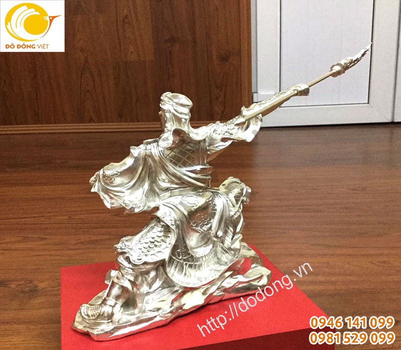 đúc tượng quan công bạc, tượng quan công