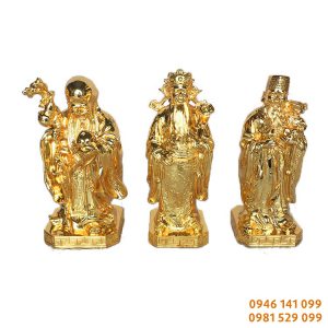 Tượng tam đa, tượng 3 ông tam đa mạ vàng tài lộc
