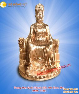 Đúc tượng Quốc thánh mẫu, thái phi chúa Trịnh cương