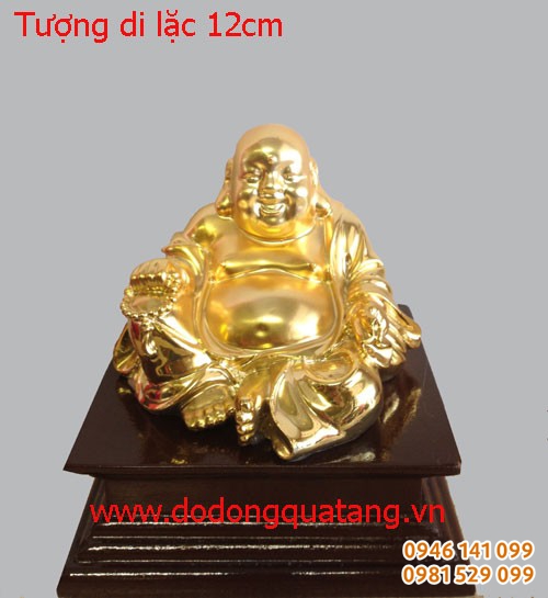 Qùa tặng đồng di lặc mạ vàng cao cấp trang trí phong thủy