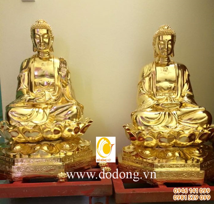 Đúc tượng phật thích ca mạ vàng sang trọng