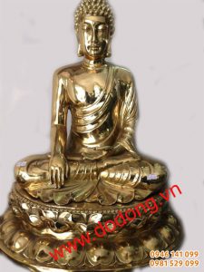 Tượng phật thích ca mâu ni bằng đồng 61cm Tượng phật đồng