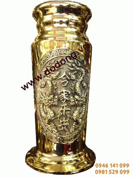 Ông căm hương đồng cao 22cm đúc nổi khối