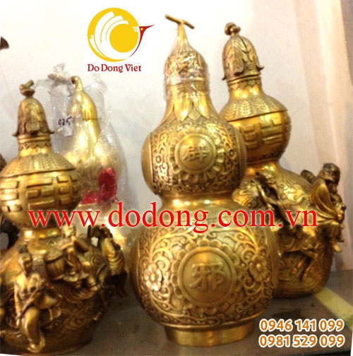 Hồ lô bát quái bằng đồng