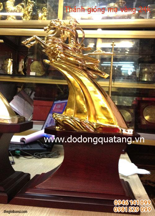 Tượng đồng thánh gióng đồng hun 61cm