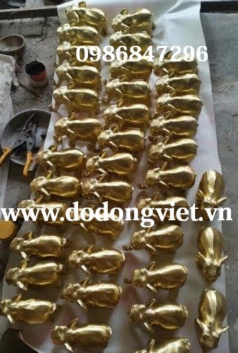 đúc tượng đồng voi phong thủy 