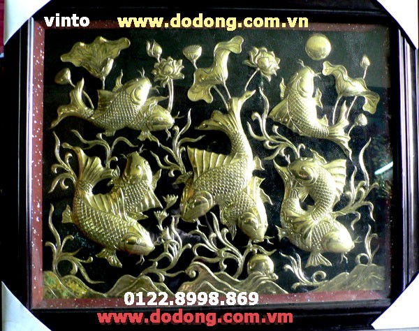 Tranh đồng trang trí ngày tết