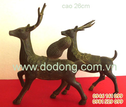 Hươu cõng của cải trên lưng 20cm